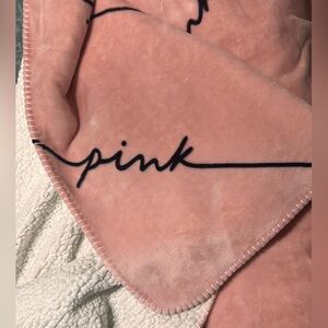 PINK Victoria's Secret Soft Pink Blanket